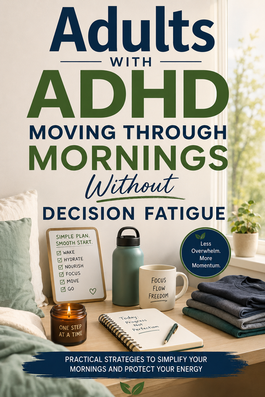 Adults With ADHD Moving Through Mornings Without Decision Fatigue E-Book